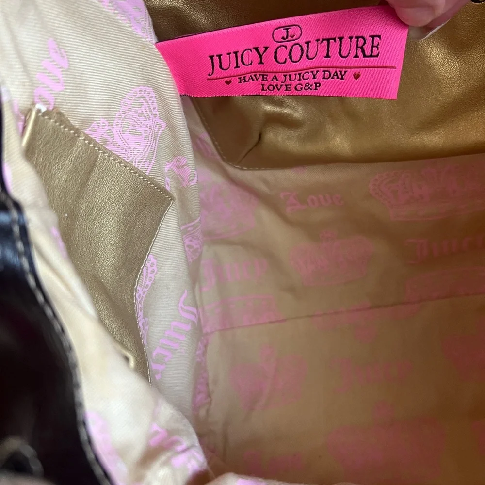 Vintage Juicy Couture Pink and Brown Women's Bag - Picture 9 of 10